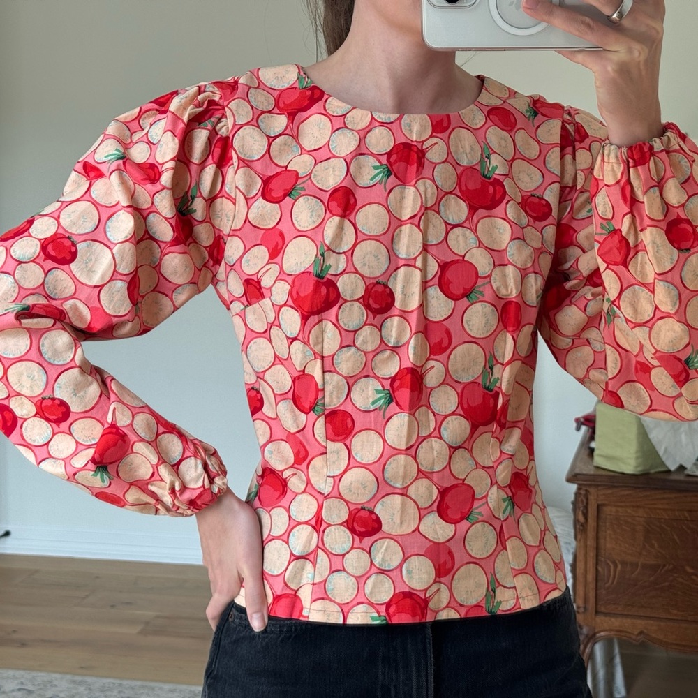 Radish Print Women's Top